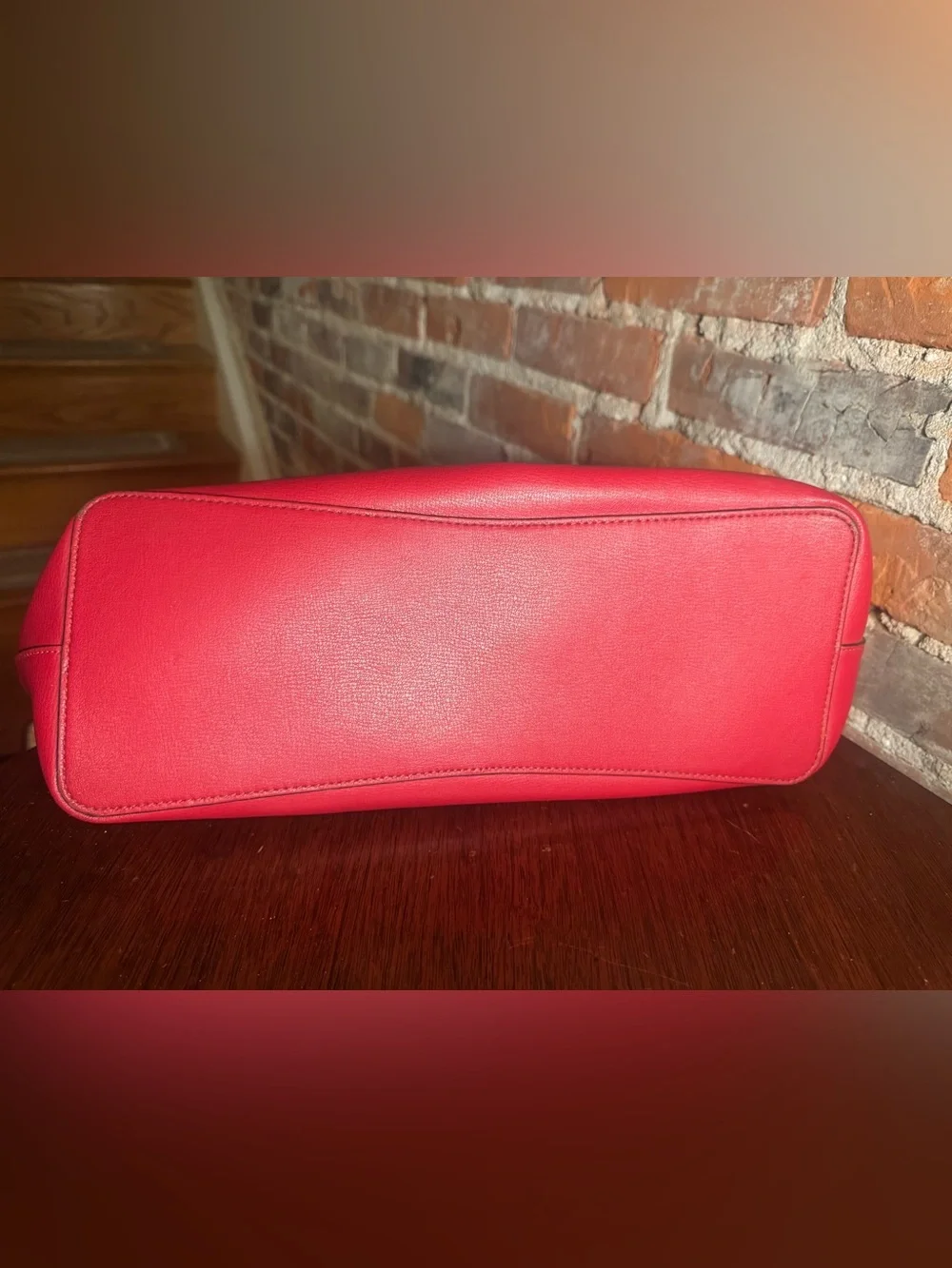 Kate Spade New York Red Leather Tote Bag